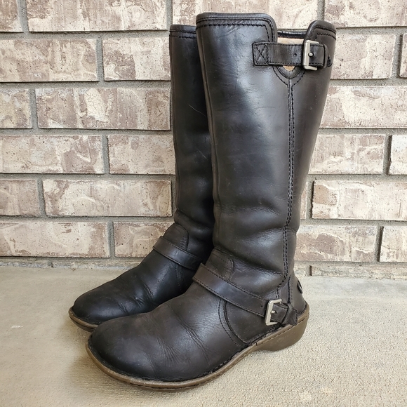 UGG Tupelo Australia Leather women's boots tall - Picture 4 of 16